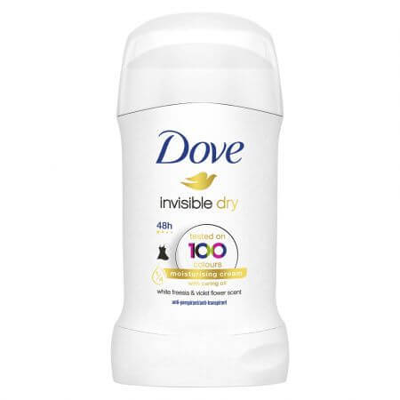 Invisible Dry Antitranspirant Stick, 40 ml, Dove