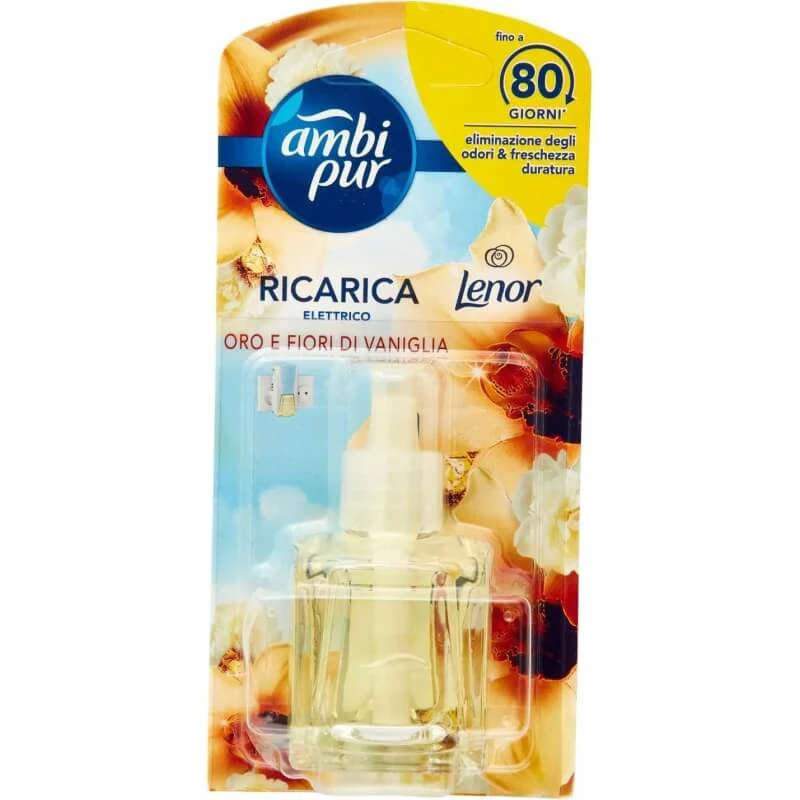 Ambi Pur-Nachfüllpackung für den elektrischen Diffusor „Lenor Gold und Vanilleblüten“