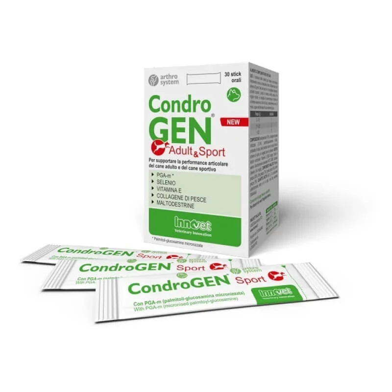 Innovet Condrogen Adult & Sport – Ergänzungsfuttermittel zur Unterstützung der Gelenke bei erwachsenen Hunden, 30 Sticks