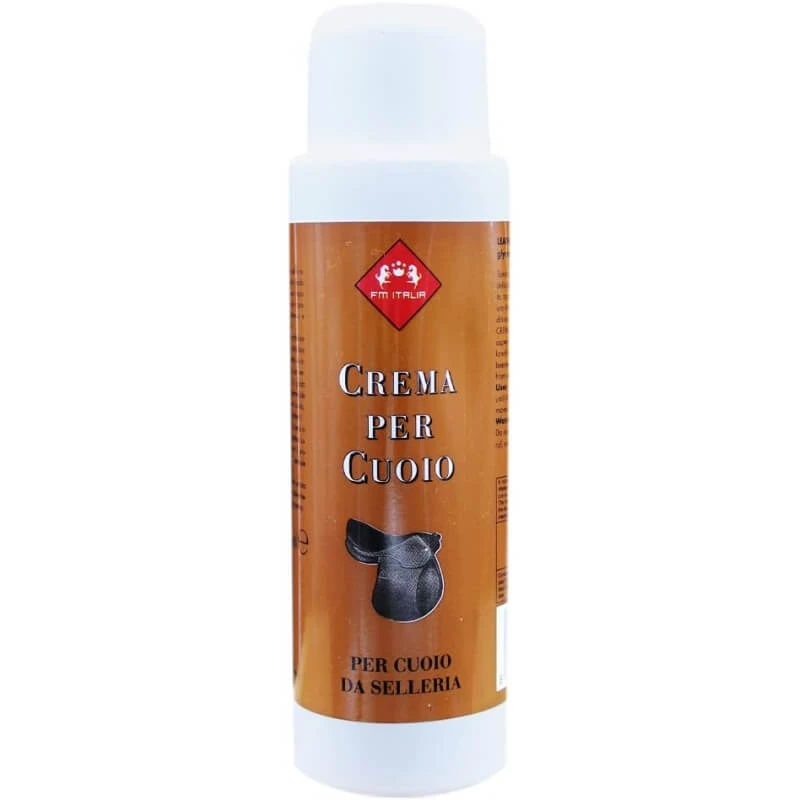 Fm Italia Ledercreme – eine reinigende, pflegende und schützende Emulsion für Leder und Haut, 250 ml