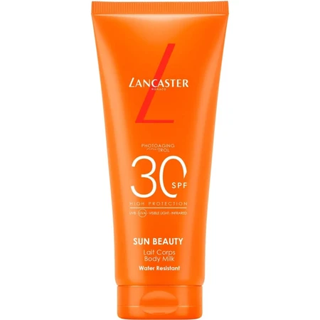 Lancaster Sun Beauty – mleczko do ciała z filtrem przeciwsłonecznym SPF 30, wysoka ochrona, 100 ml: ceny i cechy