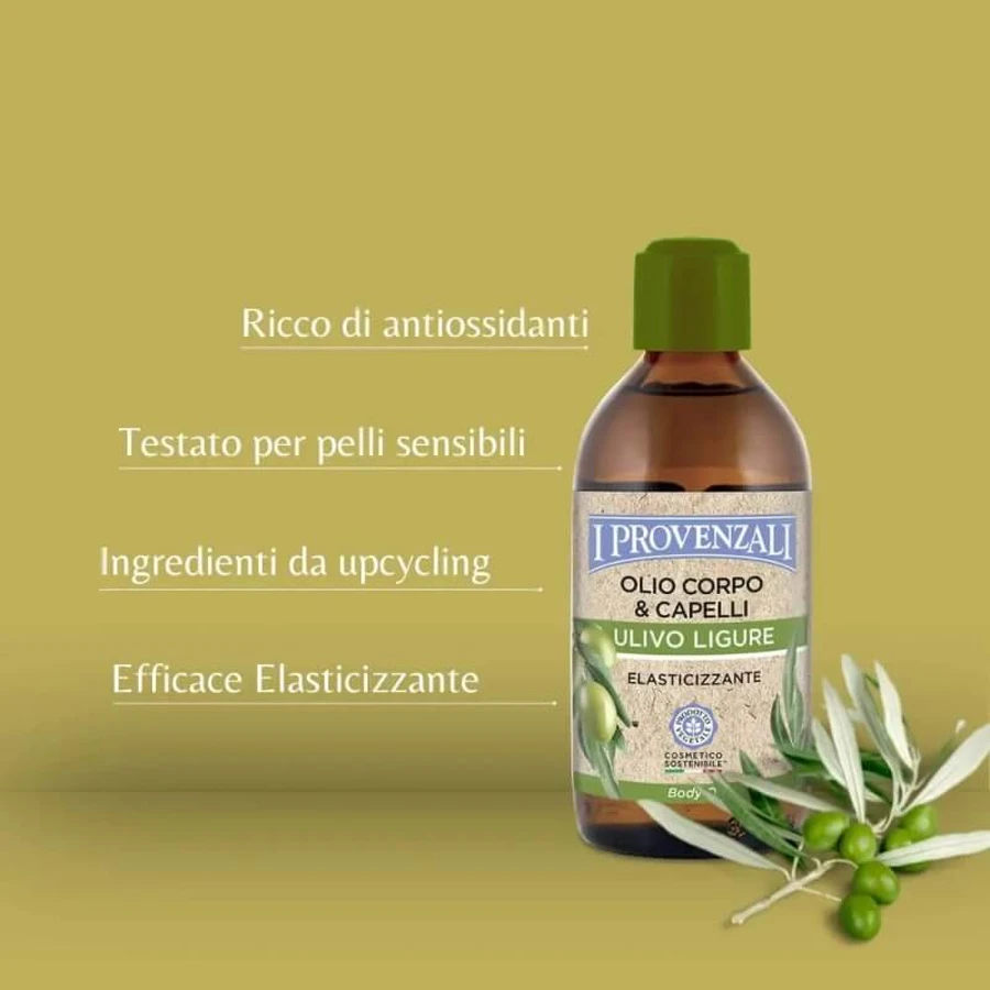 I Provenzali Ligurian Olive - Body & Hair Oil 200 ml