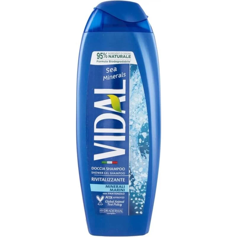 Vidal Sea Minerals – Revitalisierendes Duschshampoo, 250 ml