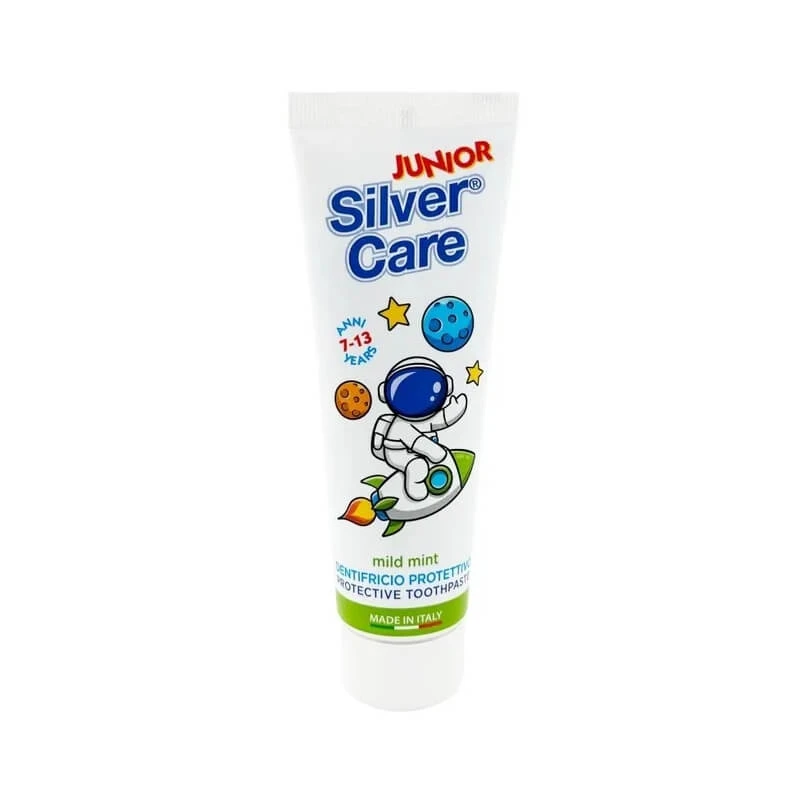 Silver Care Junior 7–13 Jahre – Zahnpasta für die Mundhygiene von Kindern, 75 ml