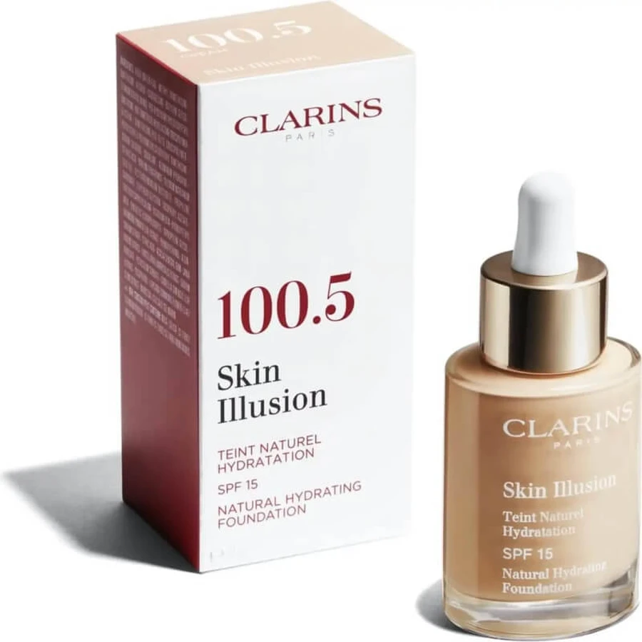 Clarins Skin Illusion – fond de ten lichid – nr. 107 bej