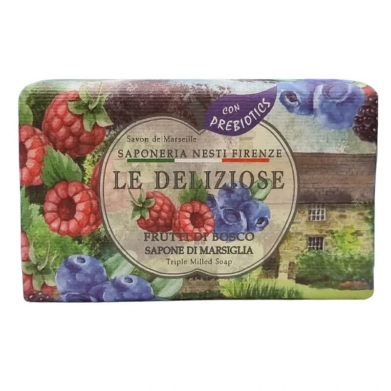 Nesti Dante „Le Deliziose“ – Marseille-Seife mit Waldbeeren, 150 g