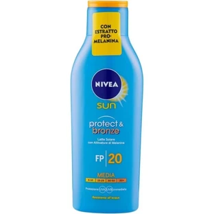 Nivea SPF 20 Zonnebrandlotion voor het lichaam "Protect Bronze" - Matige bescherming, 200 ml