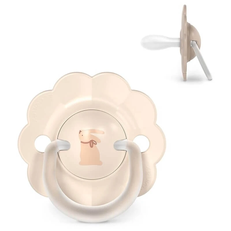 Suavinex Wonder – Silikon-Schnuller für 6–18 Monate – Beige
