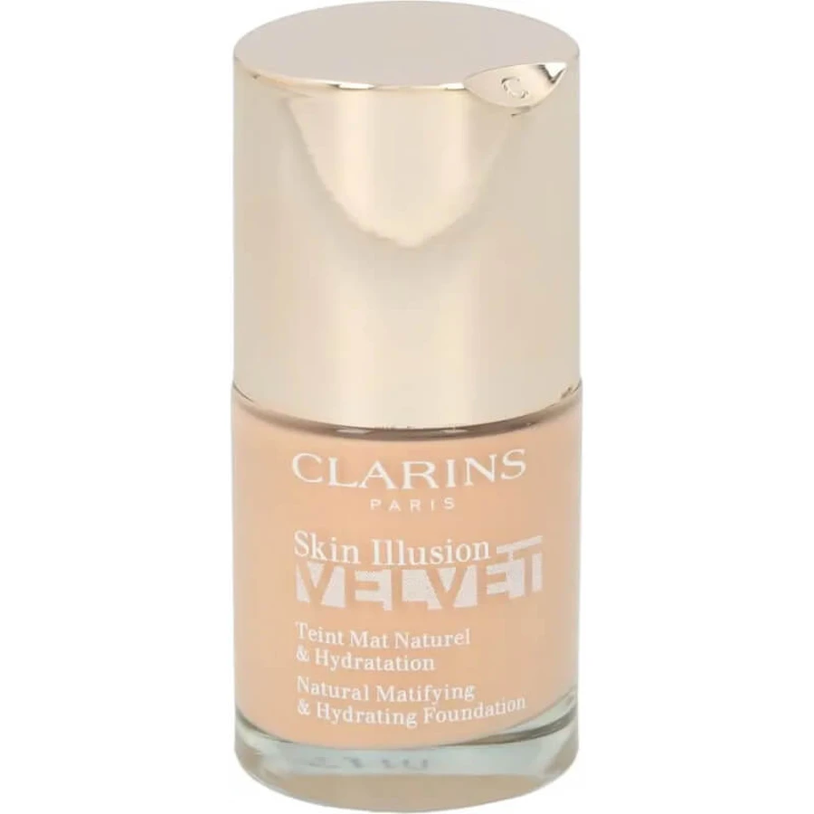 Clarins Skin Illusion Velvet – fond de ten lichid – nr. 107c bej