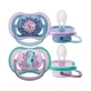 Chupetes Avent Ultra Air: 2 chupetes ortodónticos de silicona, de 6 a 18 meses