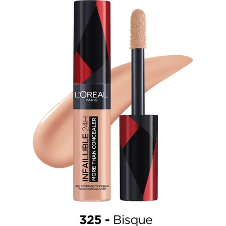 L'Oréal Paris Infaillible 24h More Than Concealer – korektor w płynie nr 325 Bisque: ceny i cechy
