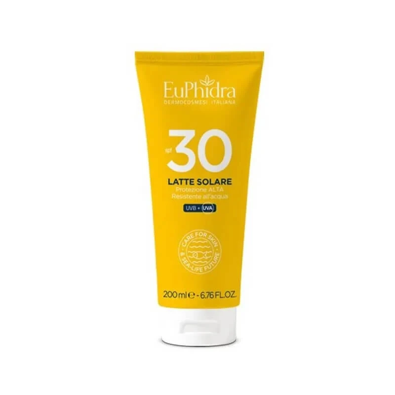 Euphidra Sonnenschutzcreme LSF 30 für Gesicht und Körper, hoher Schutz, 200 ml