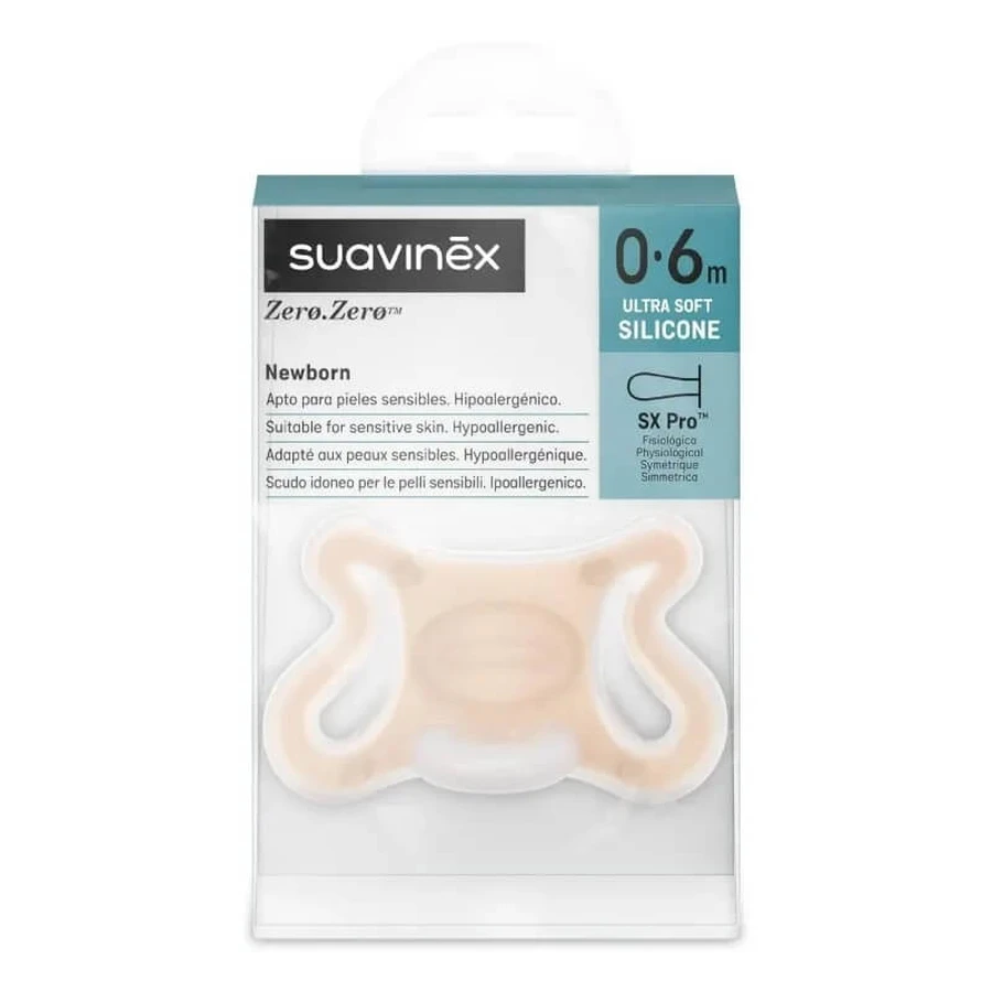 Suavinex zero zero – suzetă pentru nou-născuți 0-6 luni