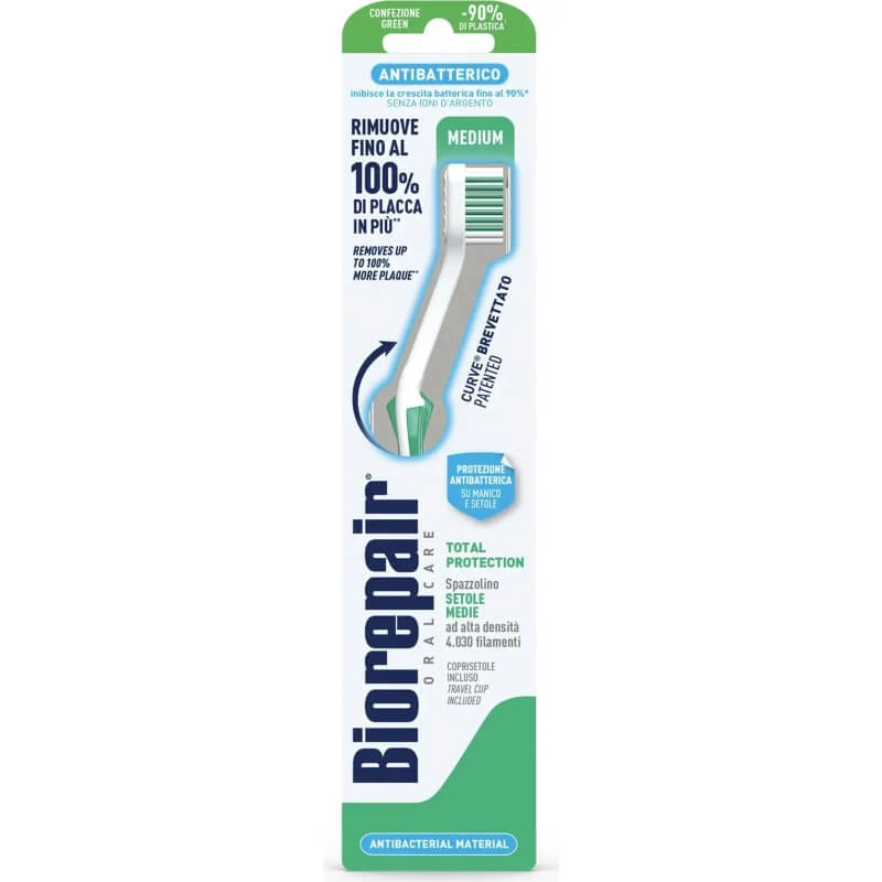 Biorepair Easy Clean Zahnbürste, mittlere Borsten