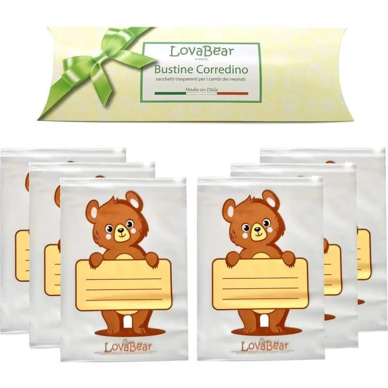 Lovabear Lovabear – 6 bunte Bären-Baby-Outfit-Sets (beschädigte Verpackung)