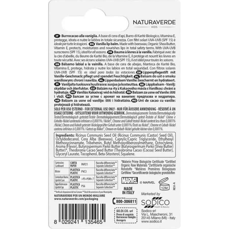 Naturaverde Avengers – Schützender Lippenbalsam 5,7 ml