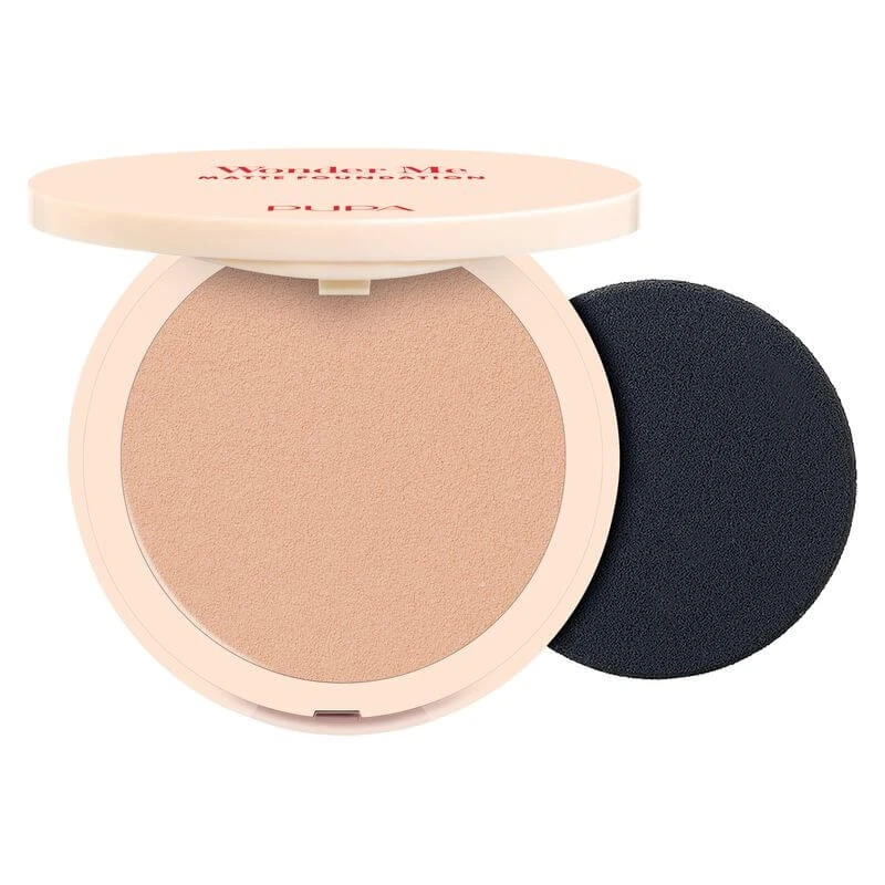 Pupa Wonder Me Matt Foundation – Puder-Foundation Nr. 030 Medium Beige