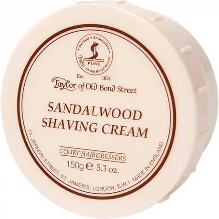 Taylor of Old Bond Street Sandalwood scheercrème 150 g