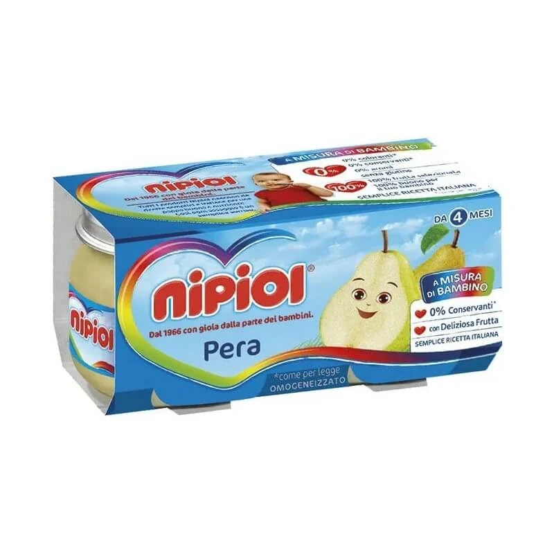 Nipiol Birnen-Babynahrung 6 x 80 g