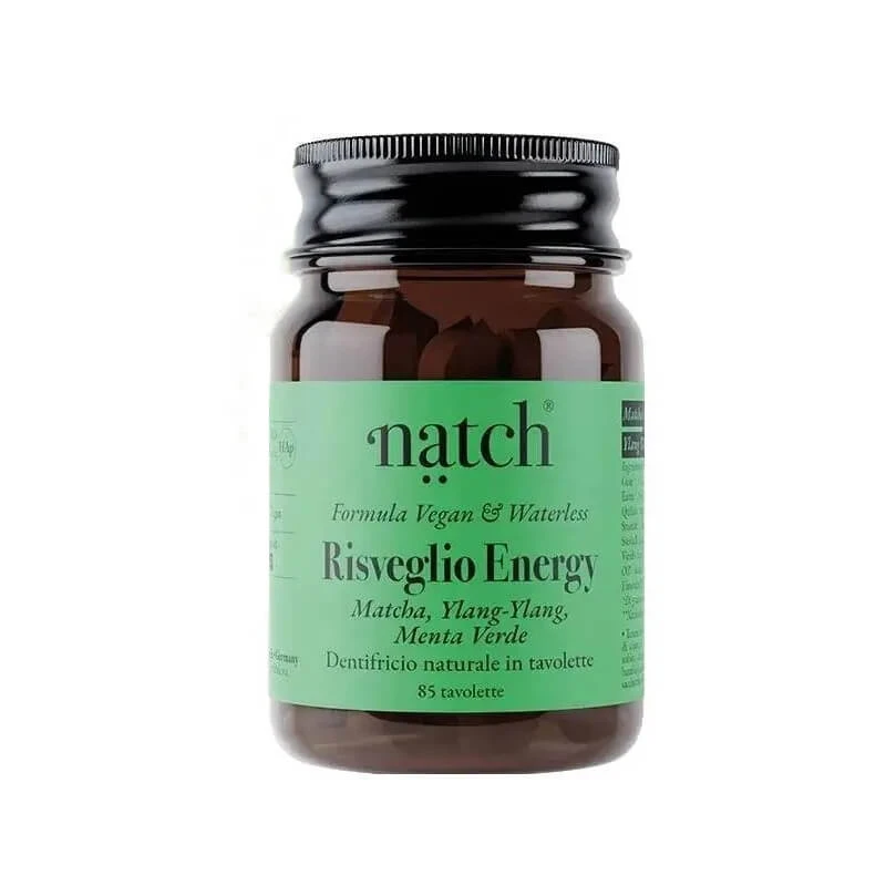 Natch Risveglio Energy – Feste Zahnpasta, 85 Tabletten