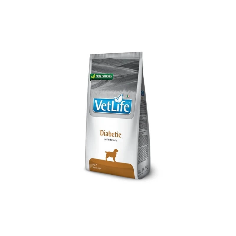 Farmina Vet Life Diabetic – Alleinfuttermittel für erwachsene Hunde mit Diabetes und Übergewicht, 12 kg