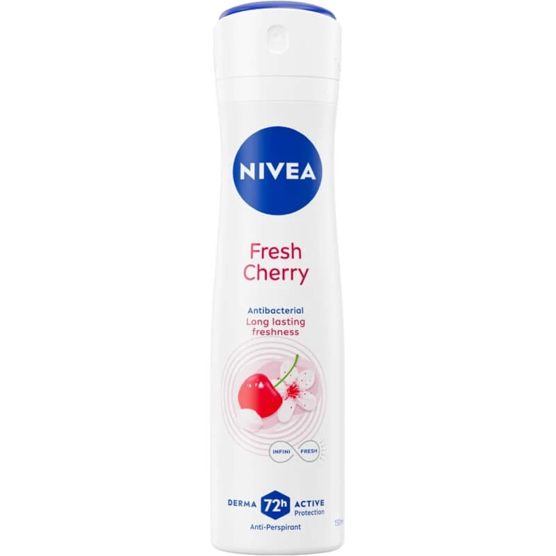 Nivea Fresh Cherry – Deodorant mit 72-Stunden-Geruchsschutz, 150 ml