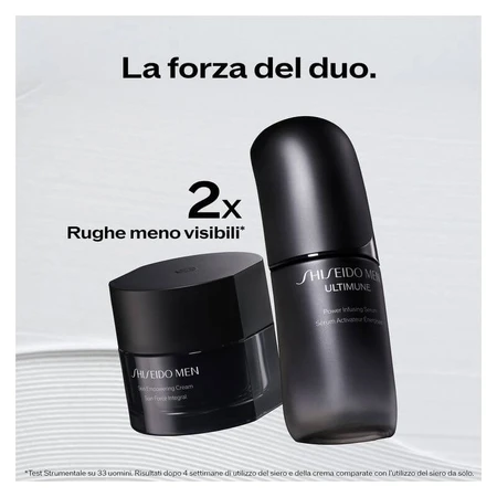 Shiseido Men Ultimune Power Infusing Serum - Multifunctioneel gezichtsserum voor mannen, 50 ml