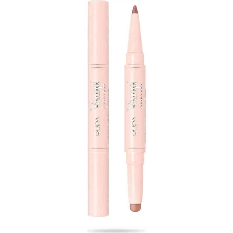 Pupa Vamp! Creamy Duo – Konturstift für die Lippen & glänzender Lippenstift Nr. 005 Deep Nude