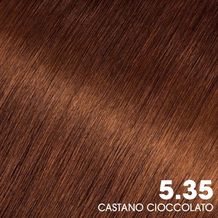 Garnier Olia - Coloration permanente sans ammoniaque n° 5.35, brun chocolat