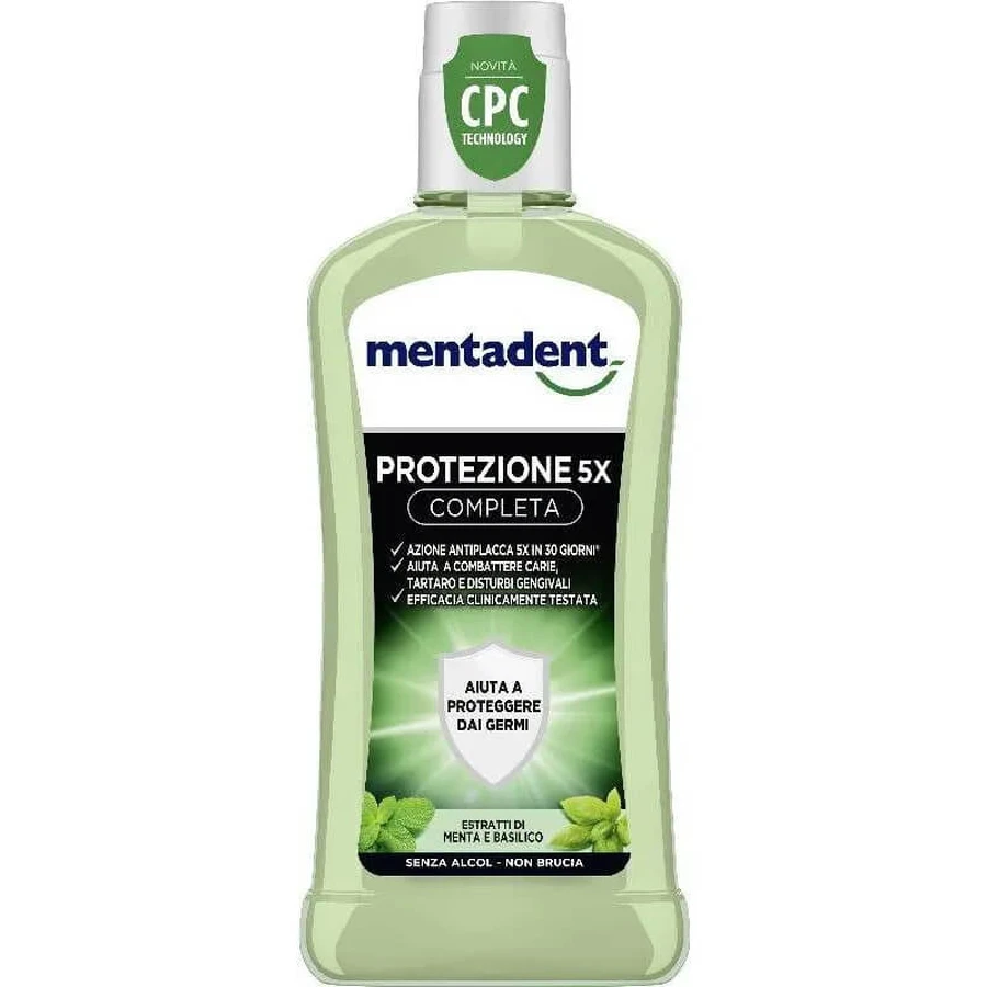 Mentadent Active Protection 5x - mouthwash 400 ml