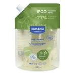 Gel nettoyant bio Mustela - Nettoyant pour le corps et les cheveux, recharge, 400 ml