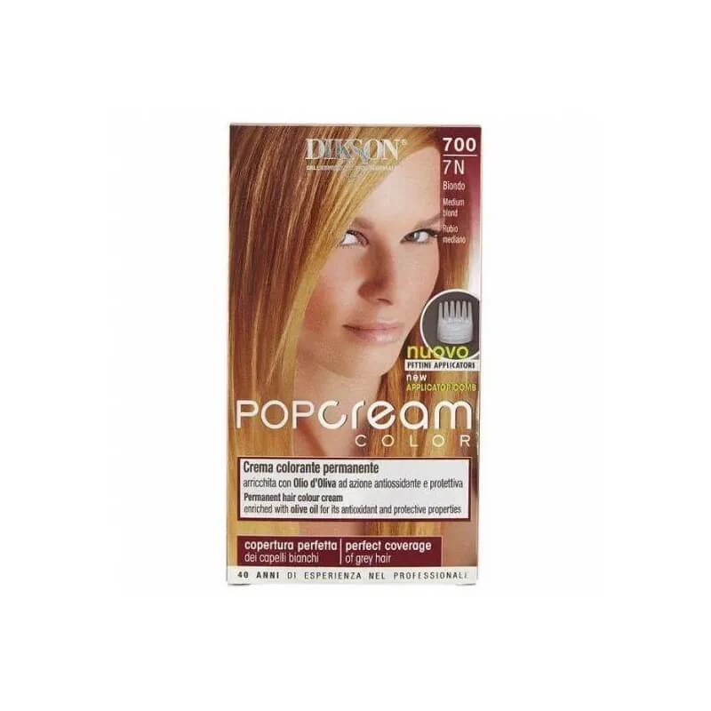 Dikson Pop Cream Color – Permanente Haarfarbe Nr. 700 Blond