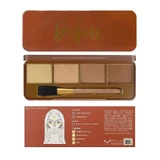 Lip Smacker The Color Workshop – kolekcja Define Highlight &amp; Contour – paleta rozświetlaczy do twarzy + pędzelek