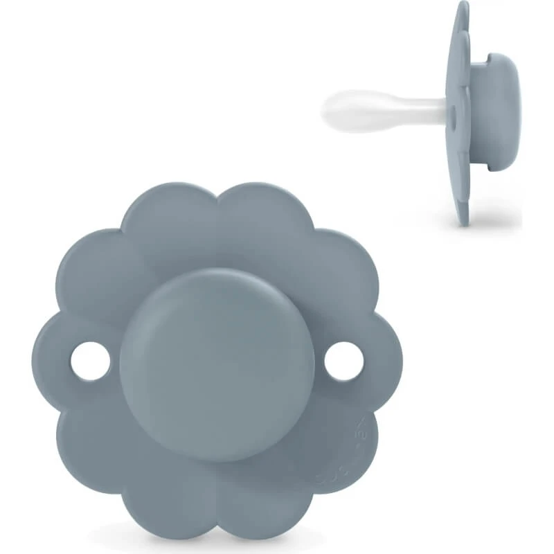Suavinex Wonder – Schnuller aus blauem Silikon für 6–18 Monate