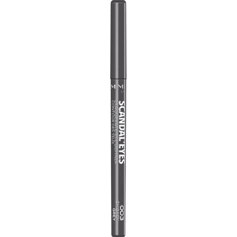 Rimmel Scandaleyes Exaggerate – Wasserfester, ausziehbarer Augenstift Nr. 003 Smokey Grey