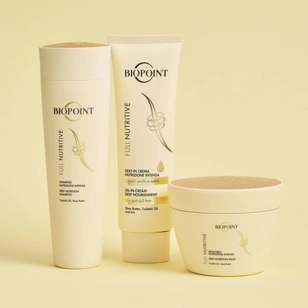 Biopoint Full Nutritive - Shampoo voor droog en beschadigd haar, 200 ml