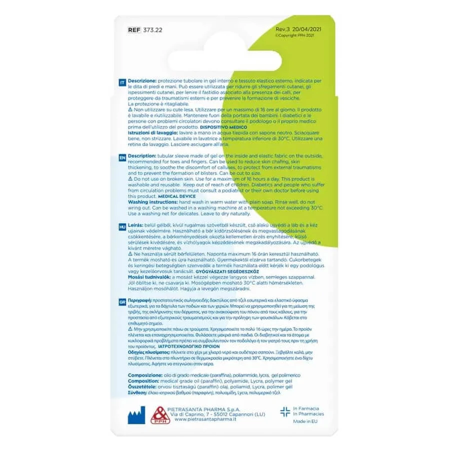 Master Aid Footcare – 2 protecții tubulare – mărimea L