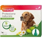 Beaphar Spot-on Shield – Natürlicher Schutz für große, ausgewachsene Hunde mit einem Gewicht von über 30 kg, 6 Ampullen