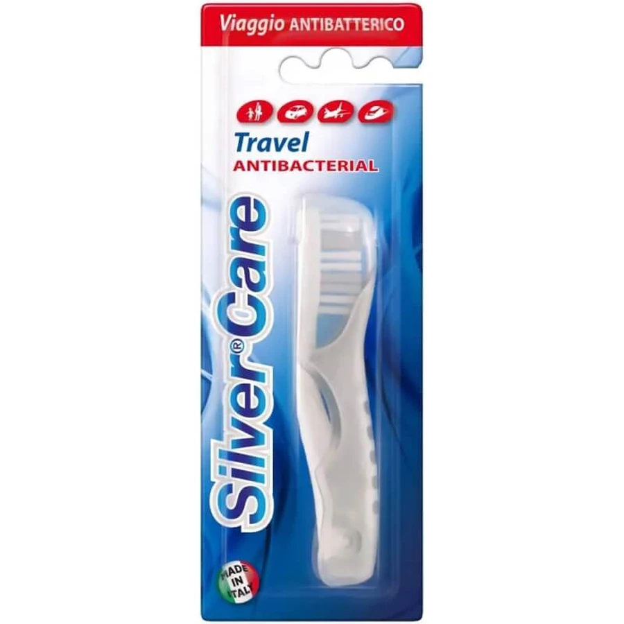 Silver care Viaggio - spazzolino antibatterico pieghevole
