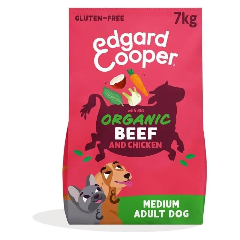 Edgard & Cooper Adult Fresh Beef and Chicken – Alleinfuttermittel für erwachsene Hunde, 7 kg