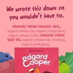 Edgard &amp; Cooper Adult – carne proaspătă de vită și pui – hrană completă pentru câini adulți, 7 kg