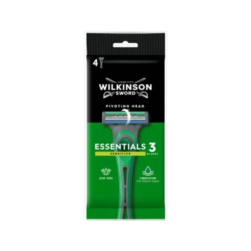 Wilkinson Essential 3 – Einwegrasierer mit 4 Klingen