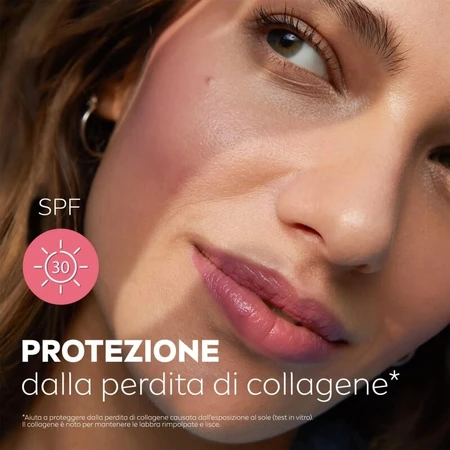 Labello Caring Beauty SPF 30 – balsam 3 în 1 pentru buze și obraji – roz nude