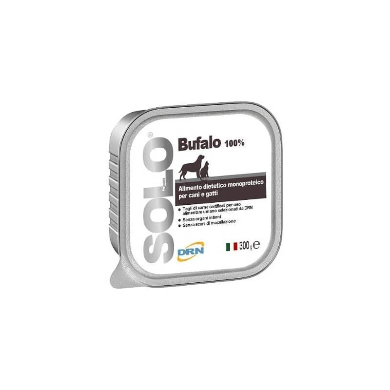 Drn Solo Buffalo – Hundefutter mit nur einer Proteinquelle für Hunde mit Nahrungsmittelallergien oder -unverträglichkeiten, 300 g