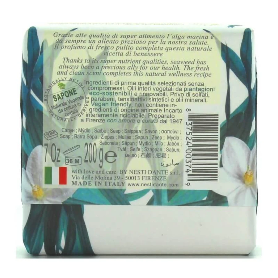 Nesti Dante Marsiglia Toscano – naturalne mydło roślinne z wodorostami, 200 g: ceny i cechy
