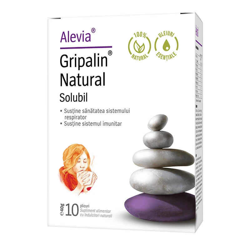 Gripalin Natural , 10 Sachets, Alevia