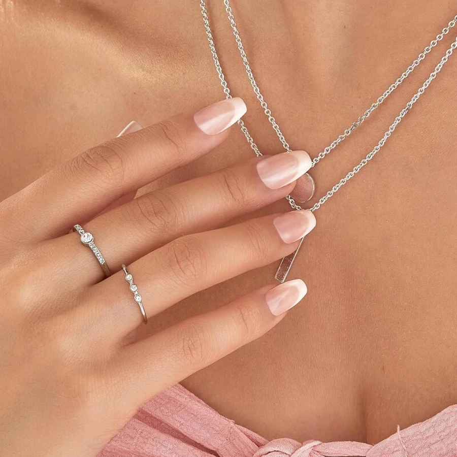 Kiss Impress „Genuine“ Bare Press-On Nails – 30 korte kunstnagels zonder lijm