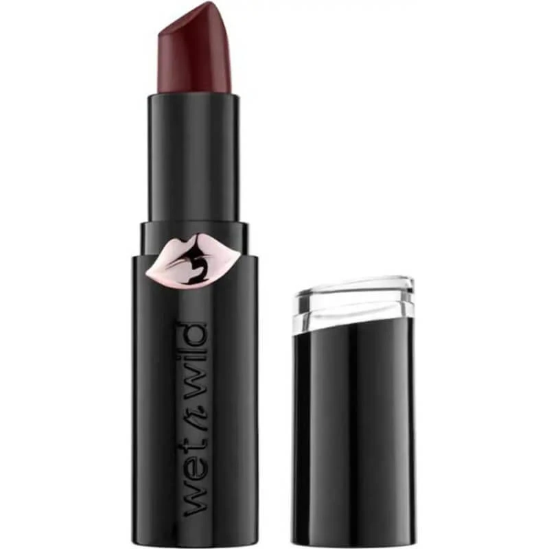 Wet n Wild Mega Last Matte Lip Color – Langhaftender, halbmatter Lippenstift – Cherry Bomb