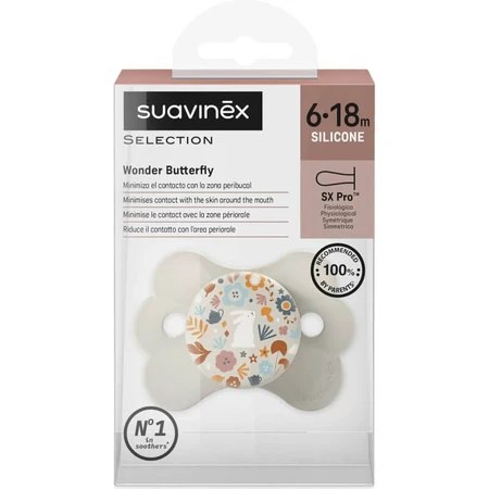 Suavinex Wonderland 6–18m – SX Pro Liberty Neutral Silicone Pacifier