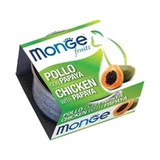 Monge Fruits Kurczak i papaja – mokra karma dla kotów, 80 g
